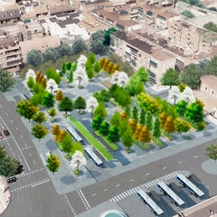 01 - PLAZA DE LOS MISTERIOS, CIUDAD LINEAL - SOL Y SOMBRA