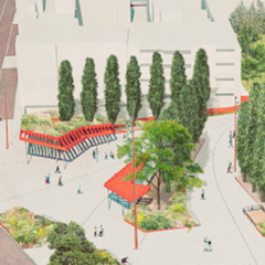 02 - PLAZA DE PUERTO CANFRANC, VALLECAS - ABANICO VERDE